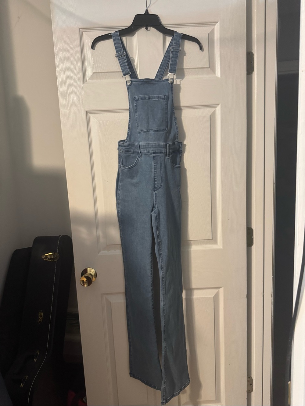 Guess Blue Denim Overall Jumpsuit